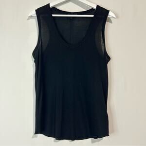Topshop Women’s Basic Tank Top Black Size 6 EUC